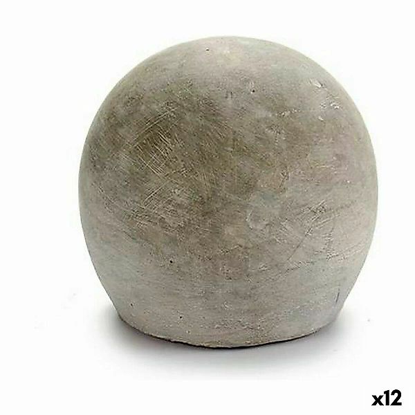 Deko-figur Grau Zement Bold (13,5 X 12,5 X 13,5 Cm) (12 Stück) günstig online kaufen