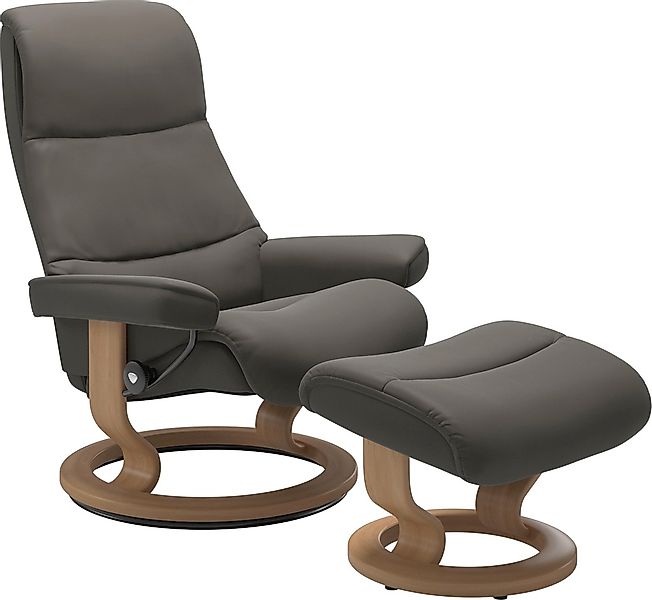 Stressless Relaxsessel "View", (Set, Relaxsessel mit Hocker), mit Classic B günstig online kaufen