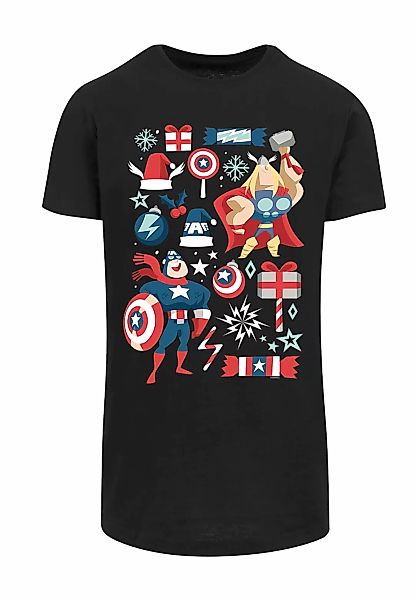 F4NT4STIC T-Shirt "Marvel Thor And Captain America Weihnachten", Print günstig online kaufen