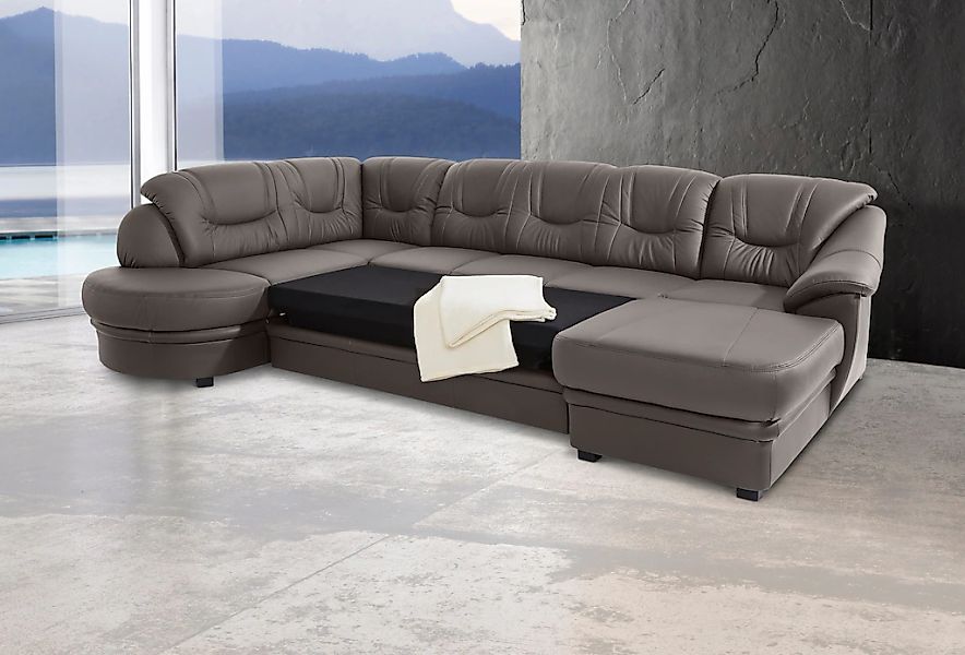 sit&more Wohnlandschaft »Savoni U-Form« wahlweise mit Bettfunktion günstig online kaufen