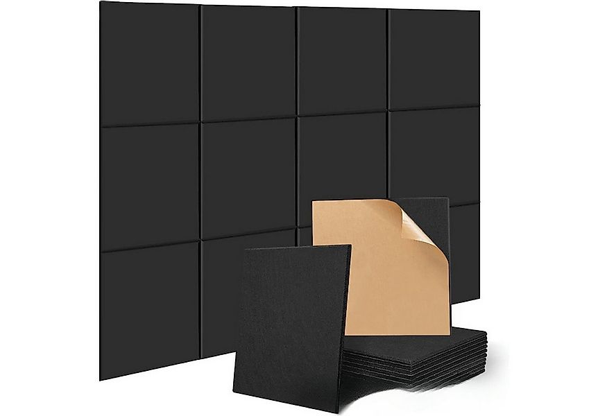 Keyura Akustikplatte Akustikplatten Selbstklebend, 12 Stück Schallabsorber günstig online kaufen
