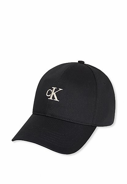 Calvin Klein Baseball Cap "MONOGRAM EMBROIDERY BASEBALL CAP" Mit festem Sch günstig online kaufen