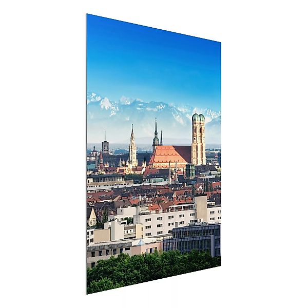 Alu-Dibond Bild Architekur & Skyline - Hochformat 3:4 München günstig online kaufen