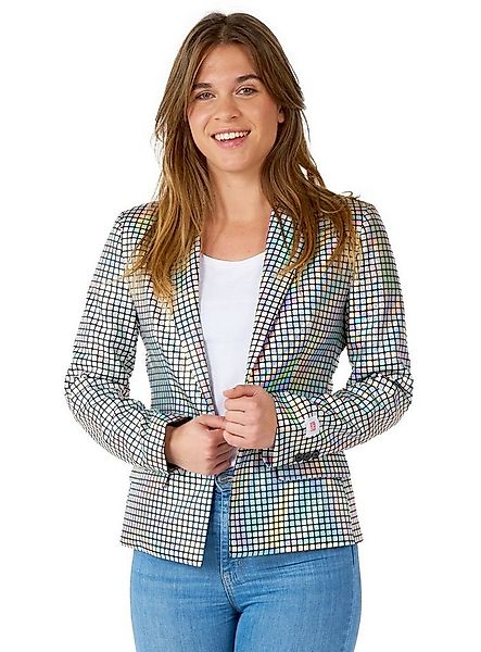 Opposuits Kostüm Discoballer Blazer für Damen, There's a Mirror on the Danc günstig online kaufen
