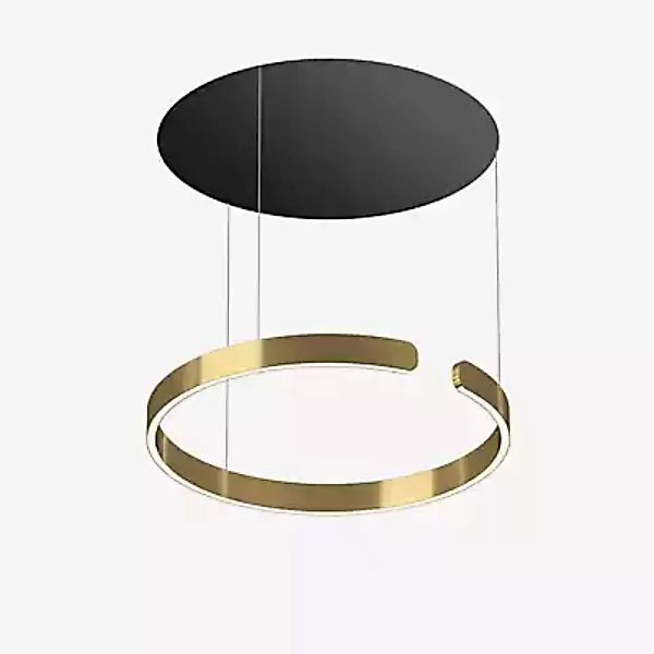 Occhio Mito Sospeso 60 Move Up Table Pendelleuchte LED, Kopf bronze/Baldach günstig online kaufen