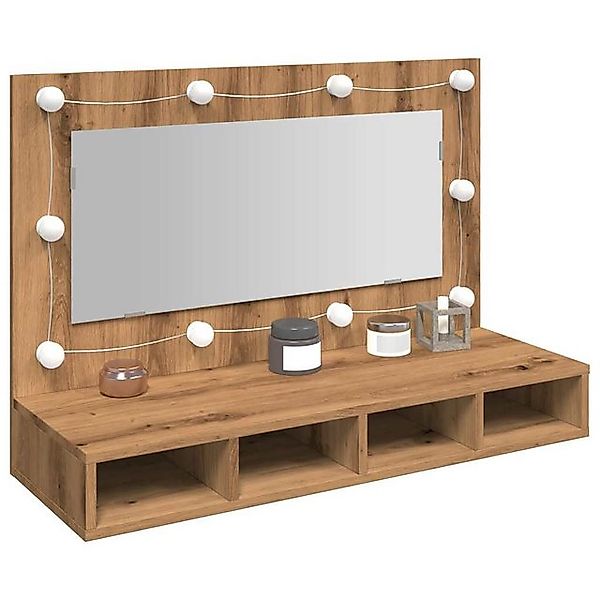 vidaXL Spiegelschrank Spiegelschrank mit LED Artisan Eichen-Optik 90x31,5x6 günstig online kaufen