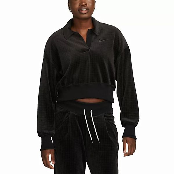 Nike Sweater Nike Sportswear Velour Polo Sweater günstig online kaufen