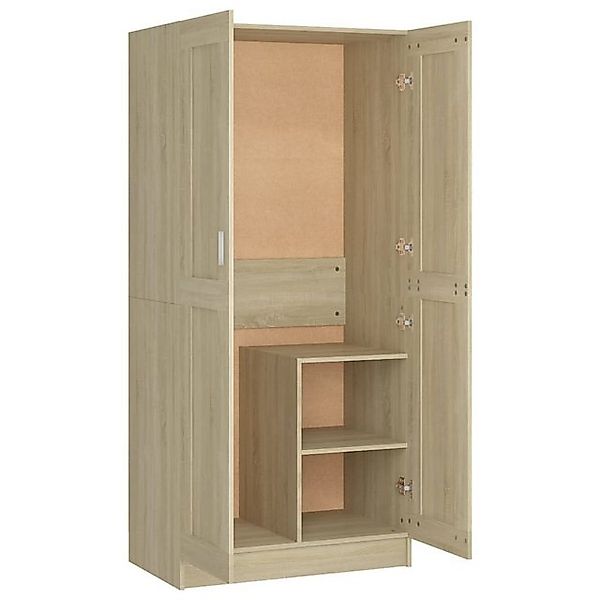 furnicato Kleiderschrank Sonoma-Eiche 82,5x51,5x180 cm Holzwerkstoff (1-St) günstig online kaufen