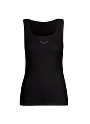Trigema Tanktop "TRIGEMA Trägershirt mit Kristallsteinen" 1 Stk. tlg. günstig online kaufen