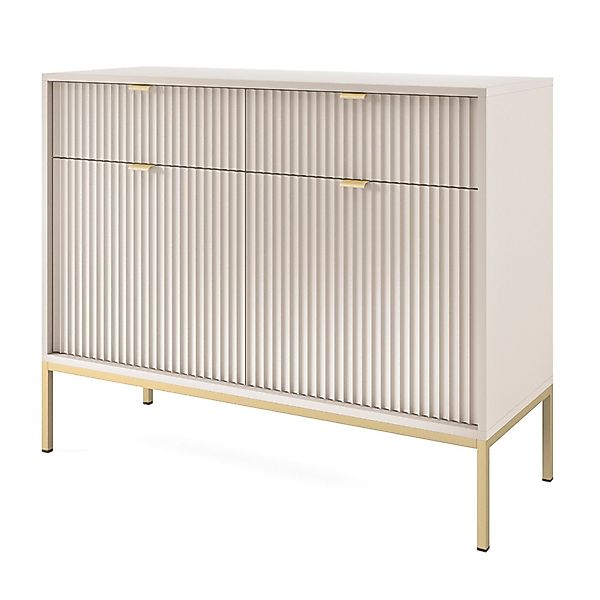Selsey Sideboard VELLORE, 2-türig mit geriffelten günstig online kaufen