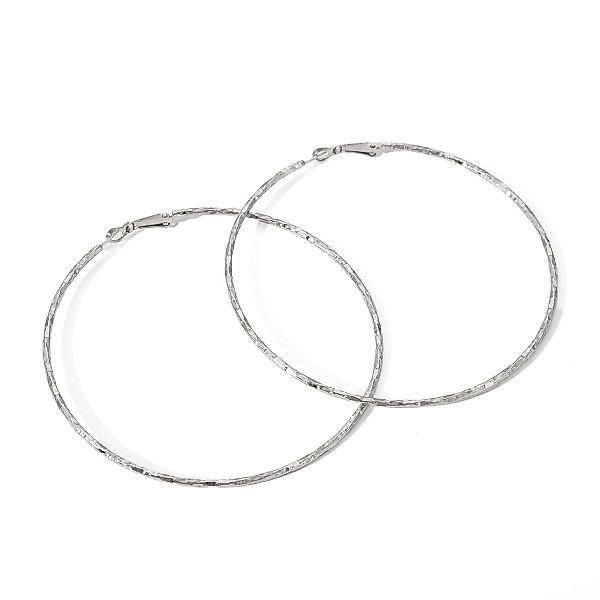KARMA Paar Creolen XXL Damen Silber günstig online kaufen