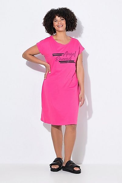 Angel of Style Jerseykleid Shirtkleid A-Linie Jersey Glitzer-Schriftzug günstig online kaufen