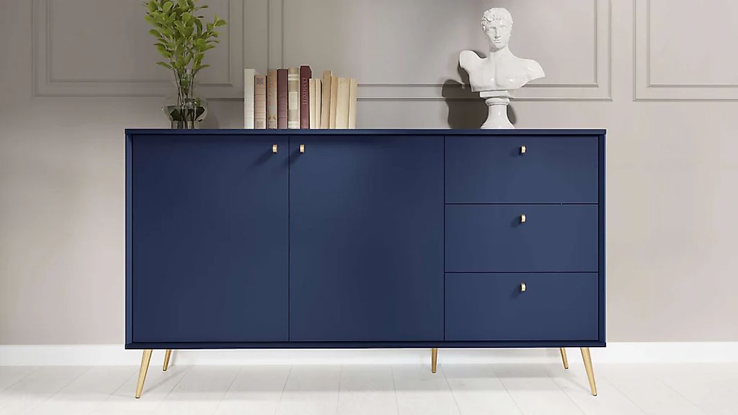 Home affaire Kommode "ROMILDA Sideboard mit 3 Schubladen und 2 Türen, B/T/H günstig online kaufen