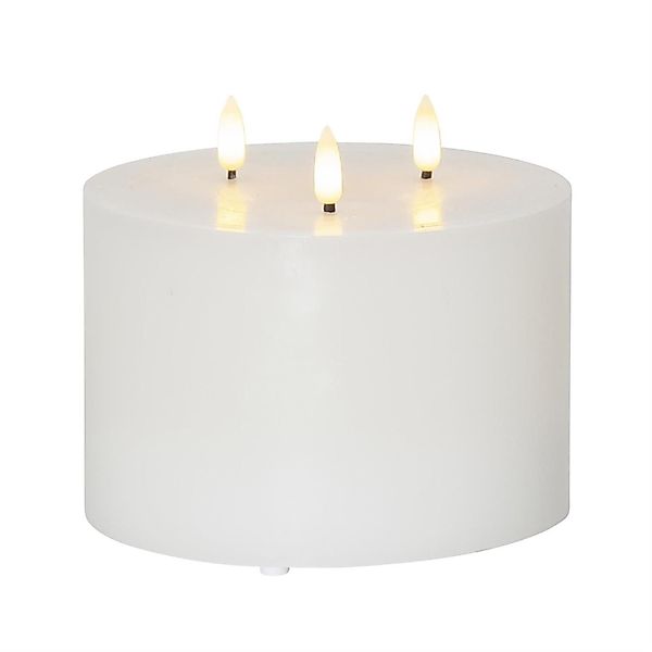 MARELIDA LED-Kerze XXL Kerze Echtwachs 3 günstig online kaufen