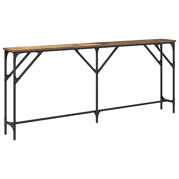 vidaXL Beistelltisch Konsolentisch Altholz 180x23x75 cm günstig online kaufen