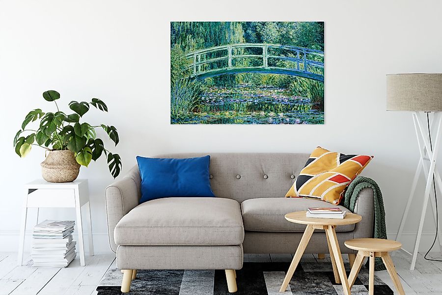Pixxprint Leinwandbild Claude Monet - Seerosen günstig online kaufen