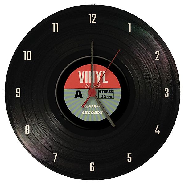 speecheese Wanduhr Retro Vinyl Special Schallplatte günstig online kaufen
