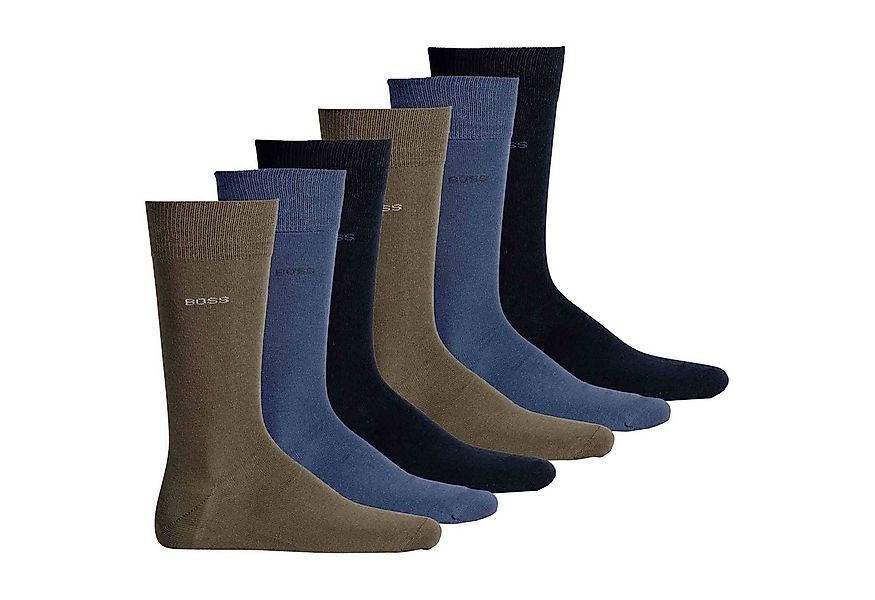 BOSS Kurzsocken Herren Socken 6er Pack Baumwolle (Packung, 6er Pack) günstig online kaufen
