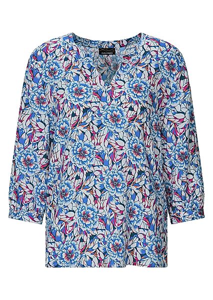 GOLDNER Schlupfbluse "Viskose-Bluse mit Blumenmuster" günstig online kaufen