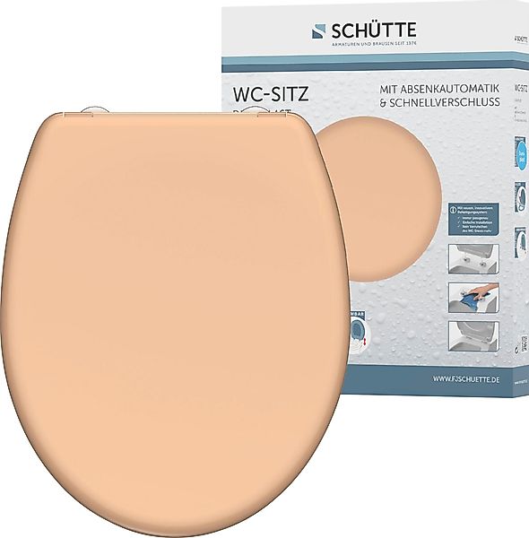 Schütte WC-Sitz, mit Absenkautomatik und Schnellverschlusstechnik günstig online kaufen