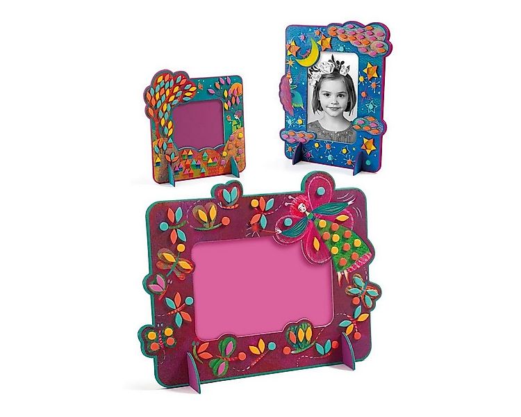 DJECO Kreativset DIY Mosaik-Bilderrahmen Feen Bastelset für Kinder ab 5 Jah günstig online kaufen