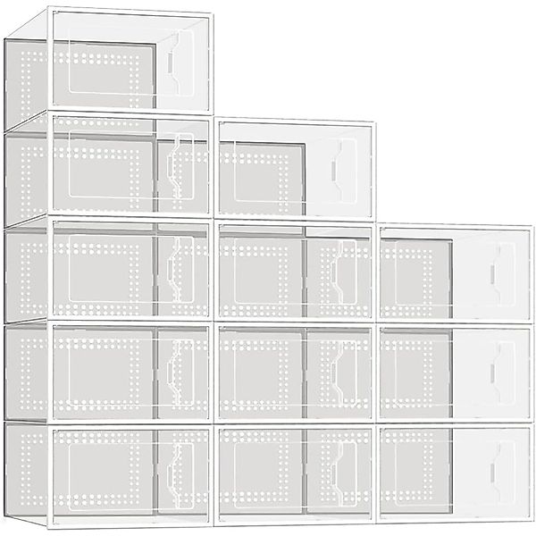 KEAYOO Schuhbox Aufbewahrungsbox stapelbar (12 St), günstig online kaufen
