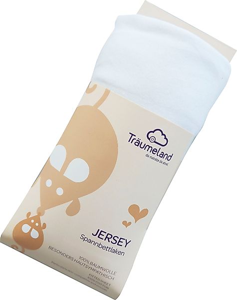 Träumeland Bettlaken kuschelweiches Spannbetttuch Jersey, Jersey, günstig online kaufen