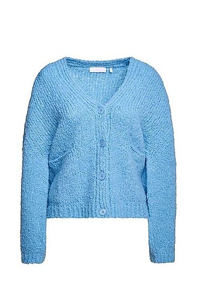 Rich & Royal Strickjacke V-neck cardigan, sapphire blue günstig online kaufen