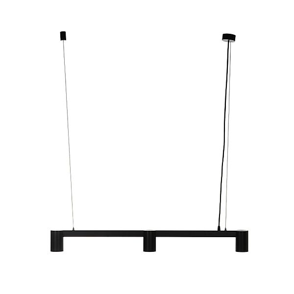 Arcchio Pendelleuchte Brinja 10008695 Modern in Schwarz aus Aluminium 3-fla günstig online kaufen