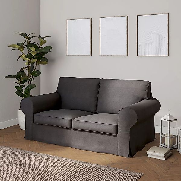 Bezug für Ektorp 2-Sitzer Schlafsofa ALTES Modell, dunkelgrau, Sofabezug Ek günstig online kaufen