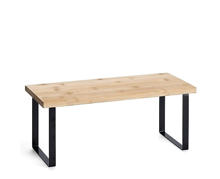 Zeller Present Regal Regal, Bambus/Metall, schwarz, ca. 36 x 15,5 x 15,5 cm günstig online kaufen