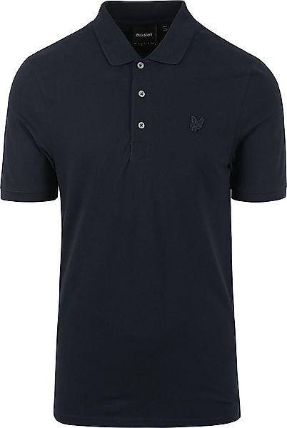 Lyle and Scott Tonal Eagle Poloshirt Navy - Größe M günstig online kaufen