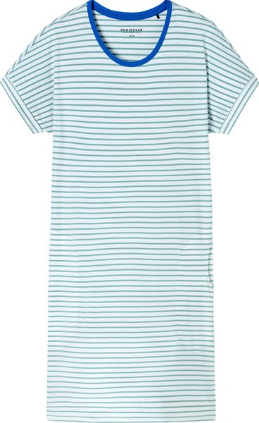 Schiesser Nachthemd Damen-Nachthemd Single-Jersey Streifen günstig online kaufen