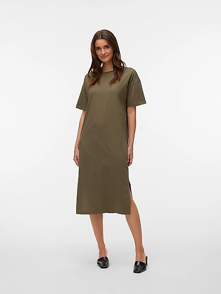 Vero Moda Shirtkleid "VMMOLLY SS OVERSIZE CALF DRESS NOOS" Baumwolle, regul günstig online kaufen