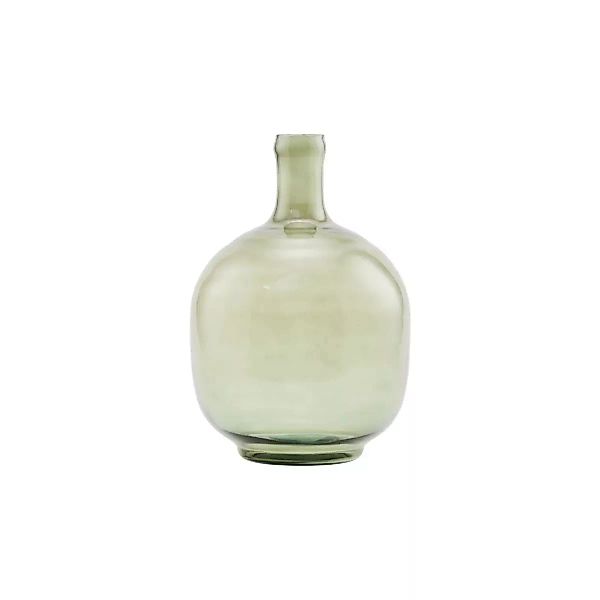 Mundgeblasene Vase Tinka aus Glas in Grün günstig online kaufen