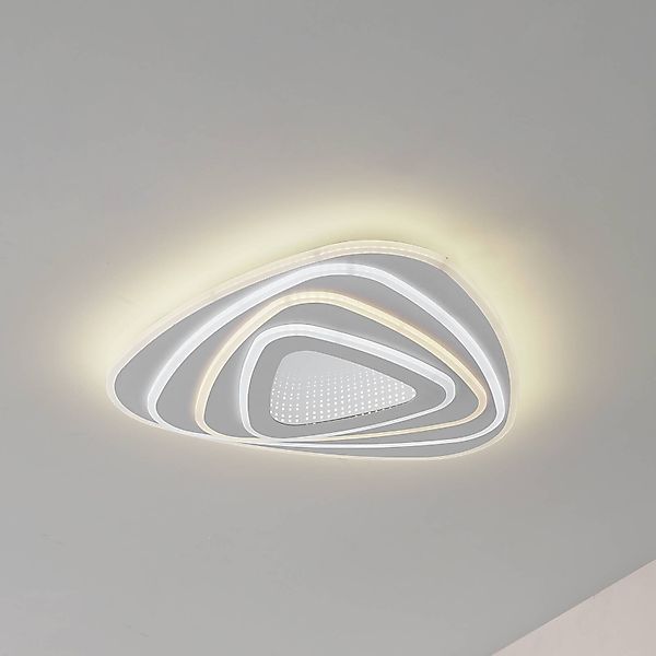 Lindby LED-Deckenleuchte Rebeka, 48x49cm, CCT, Fernbedienung günstig online kaufen