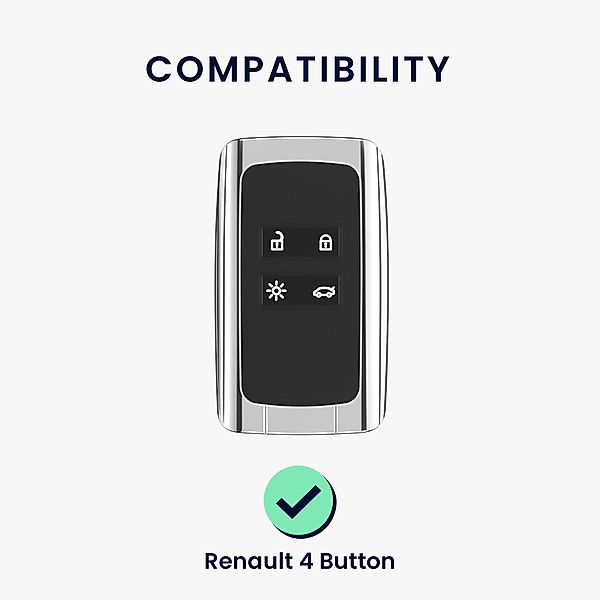 kwmobile Schlüsseltasche Hülle für Renault 4-Tasten günstig online kaufen