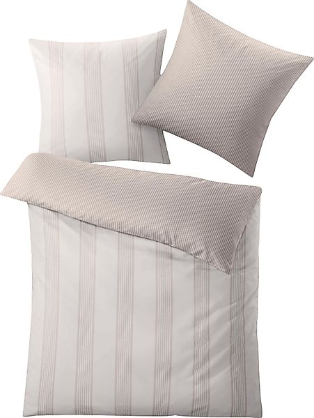 Kleine Wolke Wendebettwäsche "Lina" 2 Stk. tlg. im eleganten Streifendesign günstig online kaufen