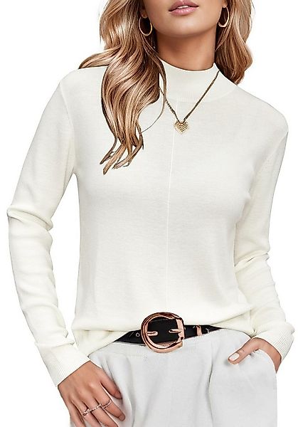 Arach&Cloz Strickpullover Damen Wollpullover Langarm Winter Pullover Oberte günstig online kaufen