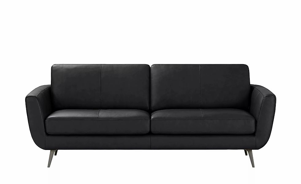 SOHO Ledersofa  Smilla ¦ schwarz ¦ Maße (cm): B: 228 H: 85 T: 93.0 Polsterm günstig online kaufen