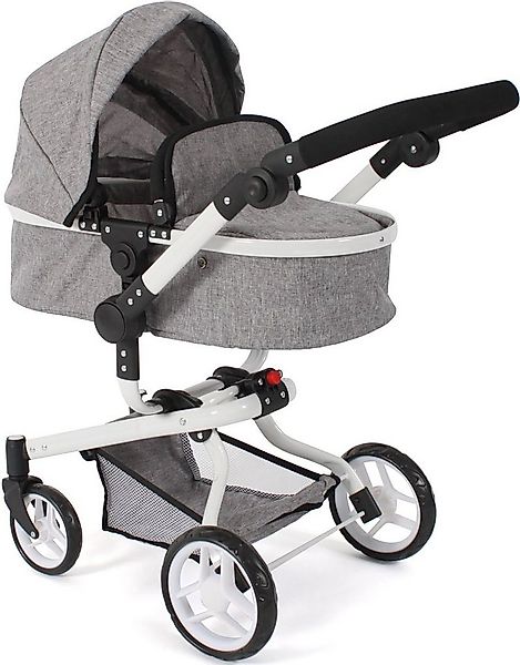 CHIC2000 Kombi-Puppenwagen Yolo, Melange Grau, mit schwenkbaren Vorderräder günstig online kaufen