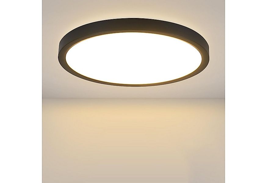 Nettlife LED Panel LED Deckenleuchte Warmweiß Ø22cm, LED fest integriert, W günstig online kaufen