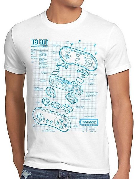 style3 T-Shirt 16-Bit Gamer classic snes nintendo nes switch super famicom günstig online kaufen