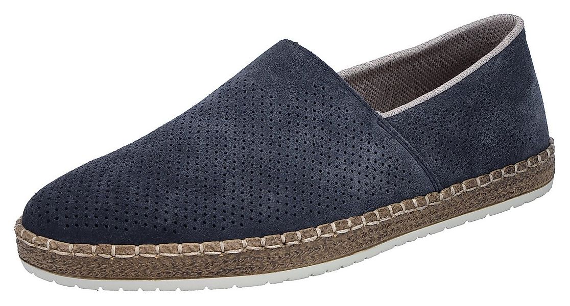 Rieker Slipper, Schlupfschuh, Casual-Slipper, Mokassin mit Perforation günstig online kaufen