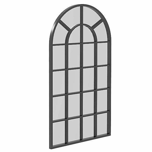 HOMCOM Wandspiegel Flurspiegel mit Metallrahmen (Wohnzimmerspiegel, günstig online kaufen