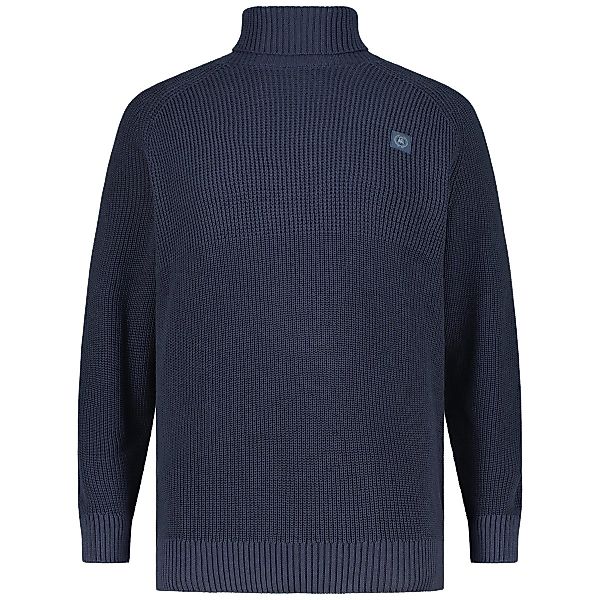 Lerros Strickpullover mit Rollkragen Farbe blau Größe: 5XL günstig online kaufen