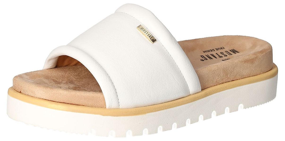 Mustang Shoes Pantolette, Plateausandale, Pool Slides, günstig online kaufen