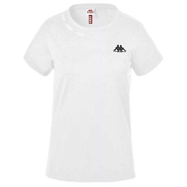 Kappa Yani Authentic Kurzärmeliges T-shirt XS White Natural günstig online kaufen
