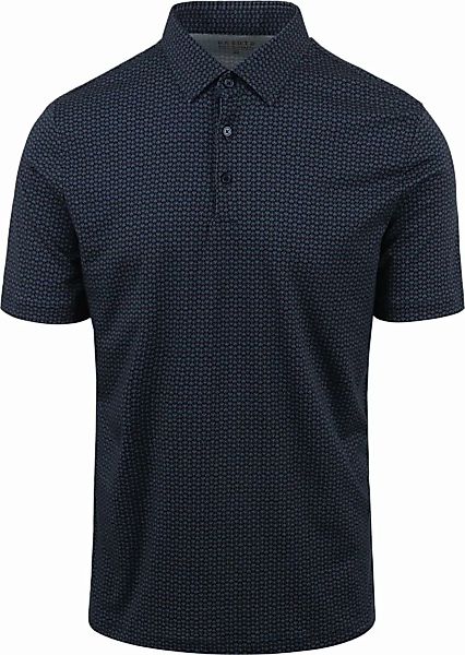 Desoto Polohemd Marineblau Druck - Größe S günstig online kaufen