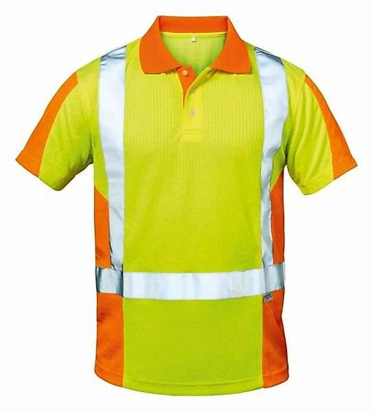 Feldtmann Warnschutz-Shirt Warn-Poloshirt Zwolle Größe XXL gelb / orange günstig online kaufen